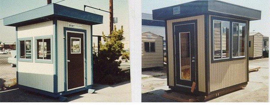 Custom Guard Houses 6'x8' with Roof Overhang