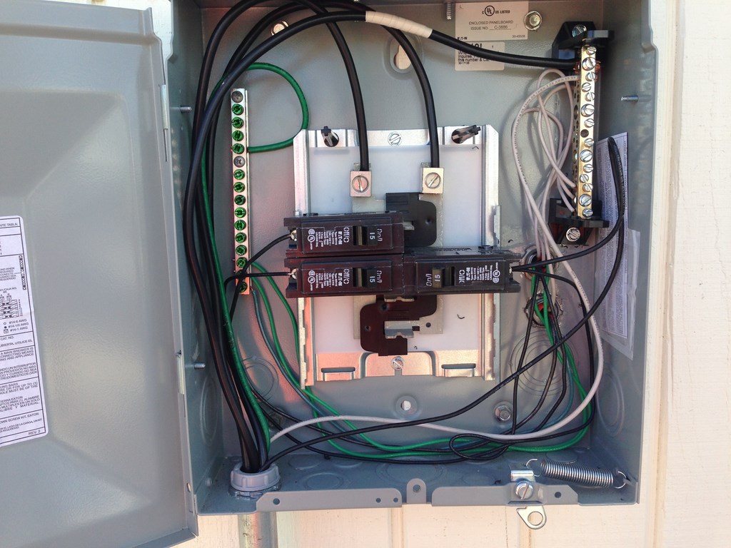 modular building electrical panel