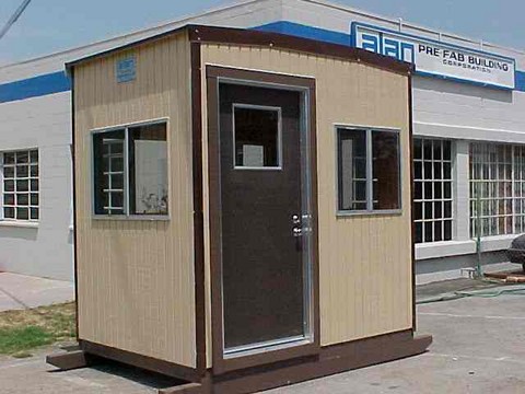 6x8 portable guard station guard shack
